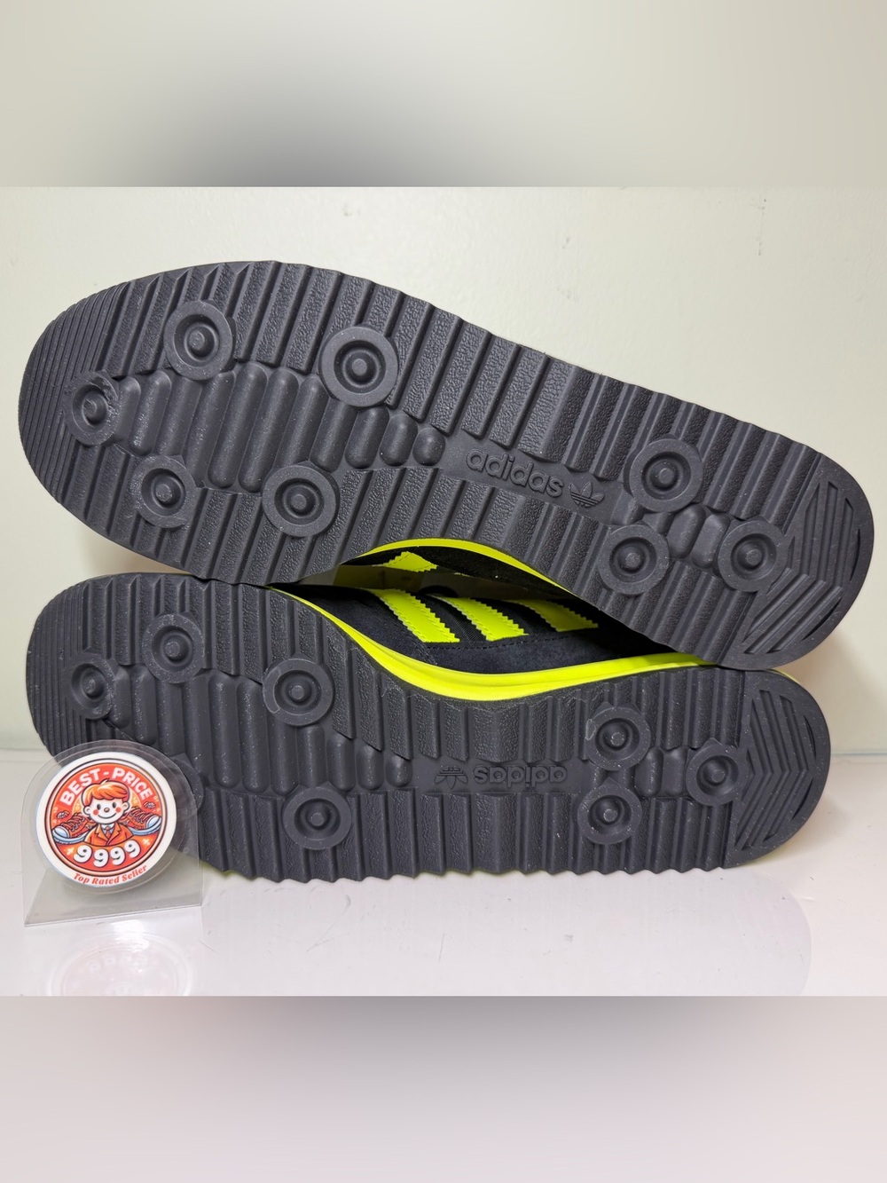 adidas Originals - Size 8 Men’s SL 72 RS IG4647 Black Solar Yellow Sneakers New - Picture 10 of 10